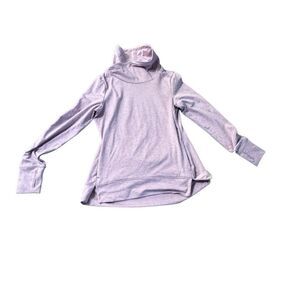 Apana cowl neck jogging hiking layer jacket with thumb holes small EUC